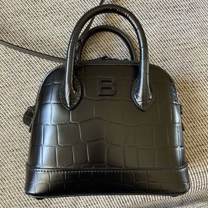 Balenciaga croc mini xxs crossbody bag leather